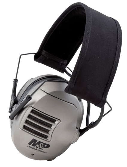 Smith & Wesson M&P Alpha Electronic Ear Muff in Grey